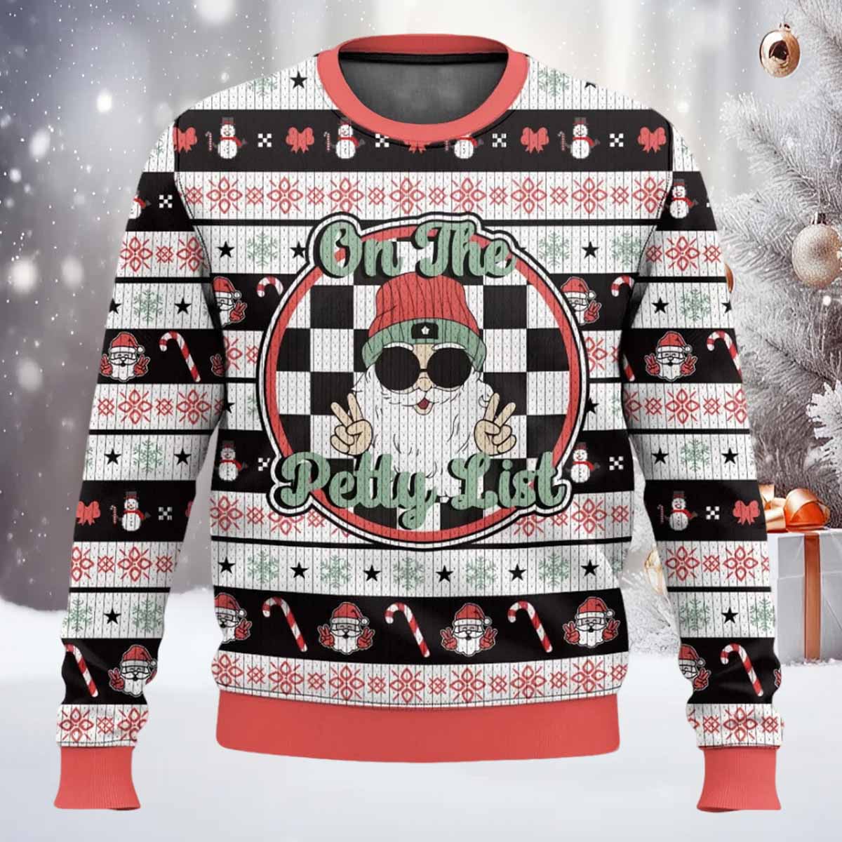On The Santa Petty List Ugly Sweater On The Santa Petty List Ugly Sweater