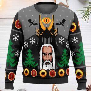 One Christmas to Rule Them All The Lord of the Rings Ugly Christmas Sweater