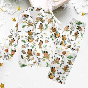 Orange Bird Christmas Pajama Set Orange Bird Christmas Pajama Set