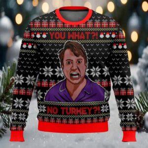 Peep Show You What No Turkey Christmas Ugly Sweater Peep Show You What No Turkey Christmas Ugly Sweater