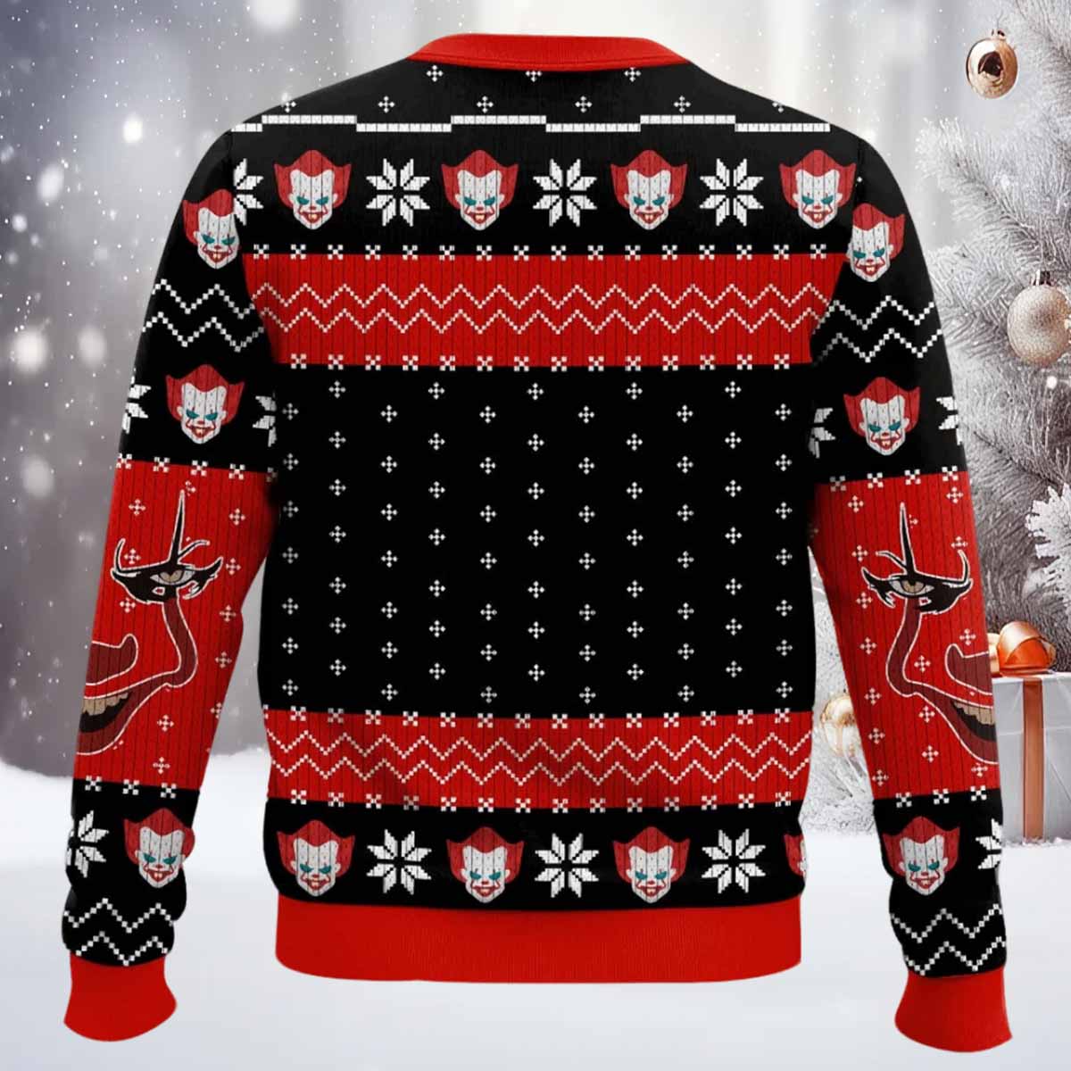 Pennywise Send In The Clowns Ugly Christmas Sweater Pennywise Send In The Clowns Ugly Christmas Sweater