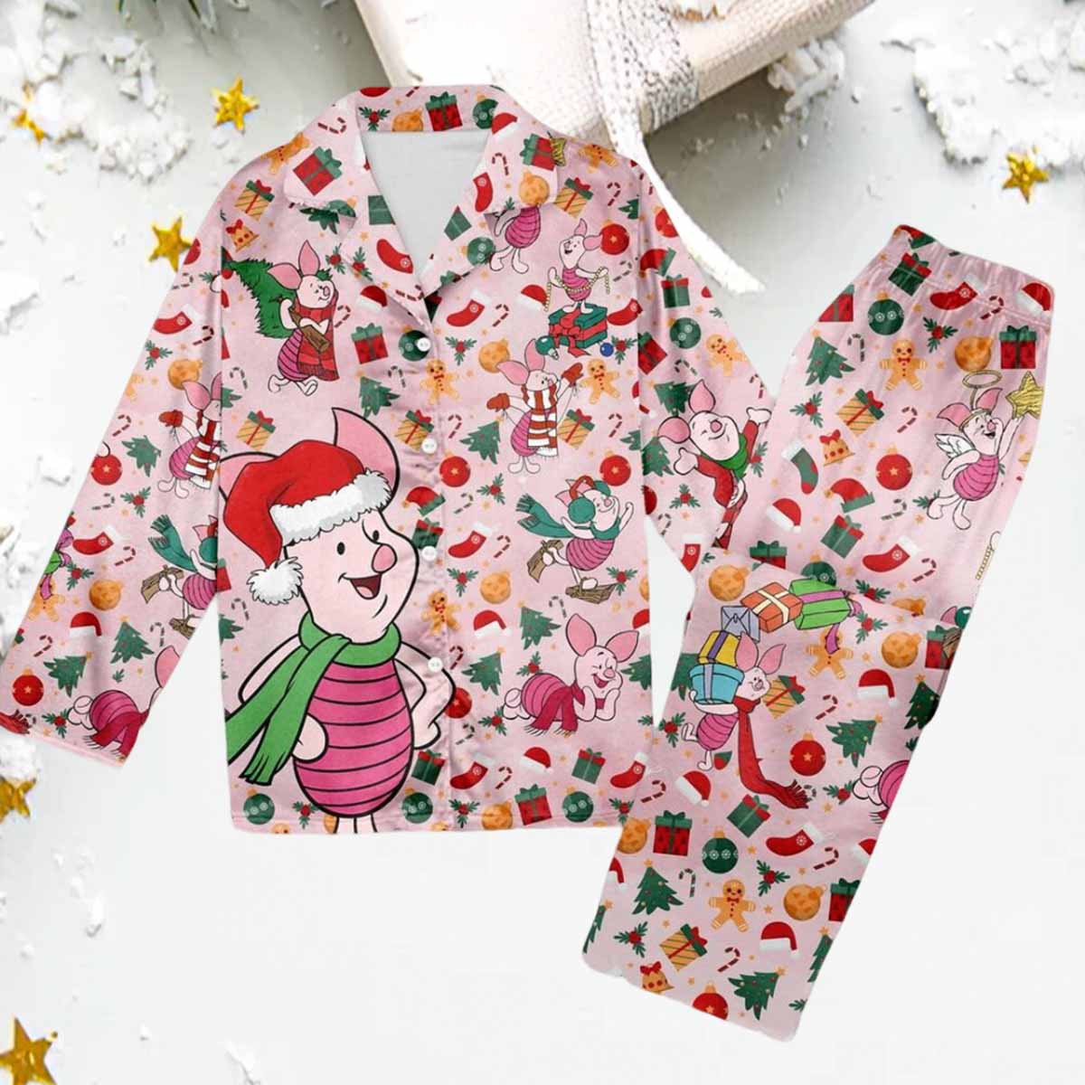 Piglet Christmas Pajama Set Piglet Christmas Pajama Set