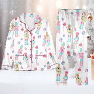 Pink Nutcracker Christmas Pajama Set Pink Nutcracker Christmas Pajama Set