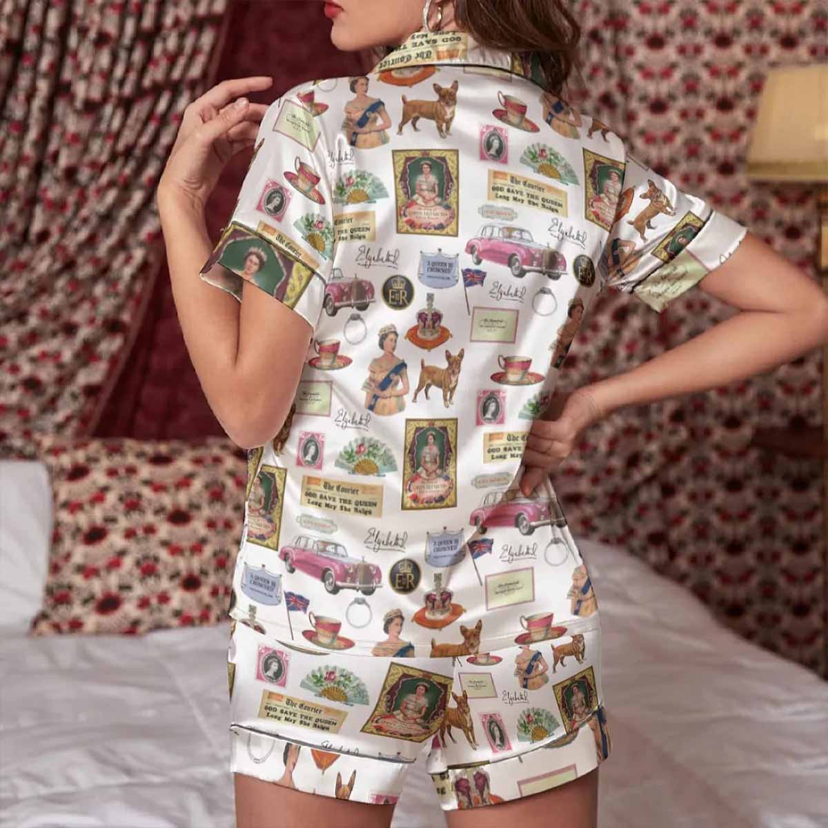 Queen Elizabeth II Vintage Pajama Set Queen Elizabeth II Vintage Pajama Set