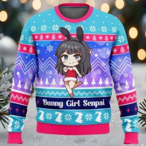 Rascal Does Not Dream of Bunny Girl Senpai Ugly Christmas Sweater Rascal Does Not Dream of Bunny Girl Senpai Ugly Christmas Sweater