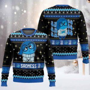 Sadness Inside Out Ugly Christmas Sweater Sadness Inside Out Ugly Christmas Sweater