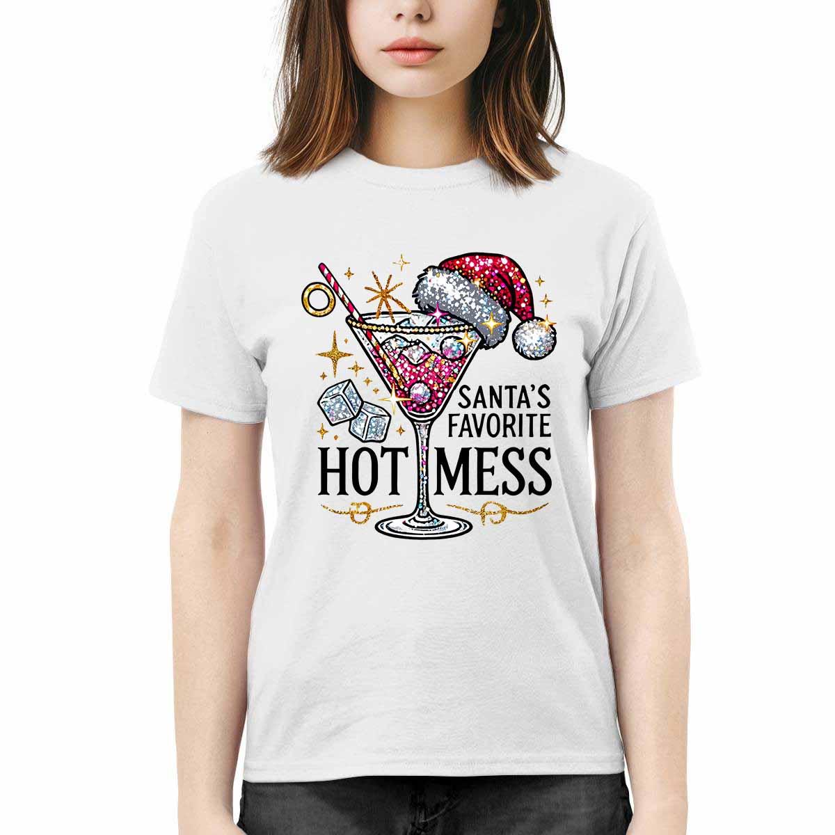 Santa's Favorite Hot Mess Vintage Shirt Santa's Favorite Hot Mess Vintage Shirt