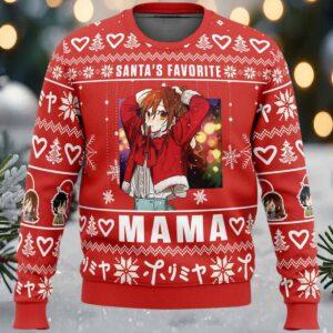 Santas Favorite Mama Horimiya Ugly Christmas Sweater Santas Favorite Mama Horimiya Ugly Christmas Sweater