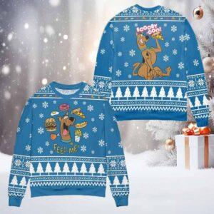 Scooby Doo Feed Me Ugly Sweater Scooby Doo Feed Me Ugly Sweater