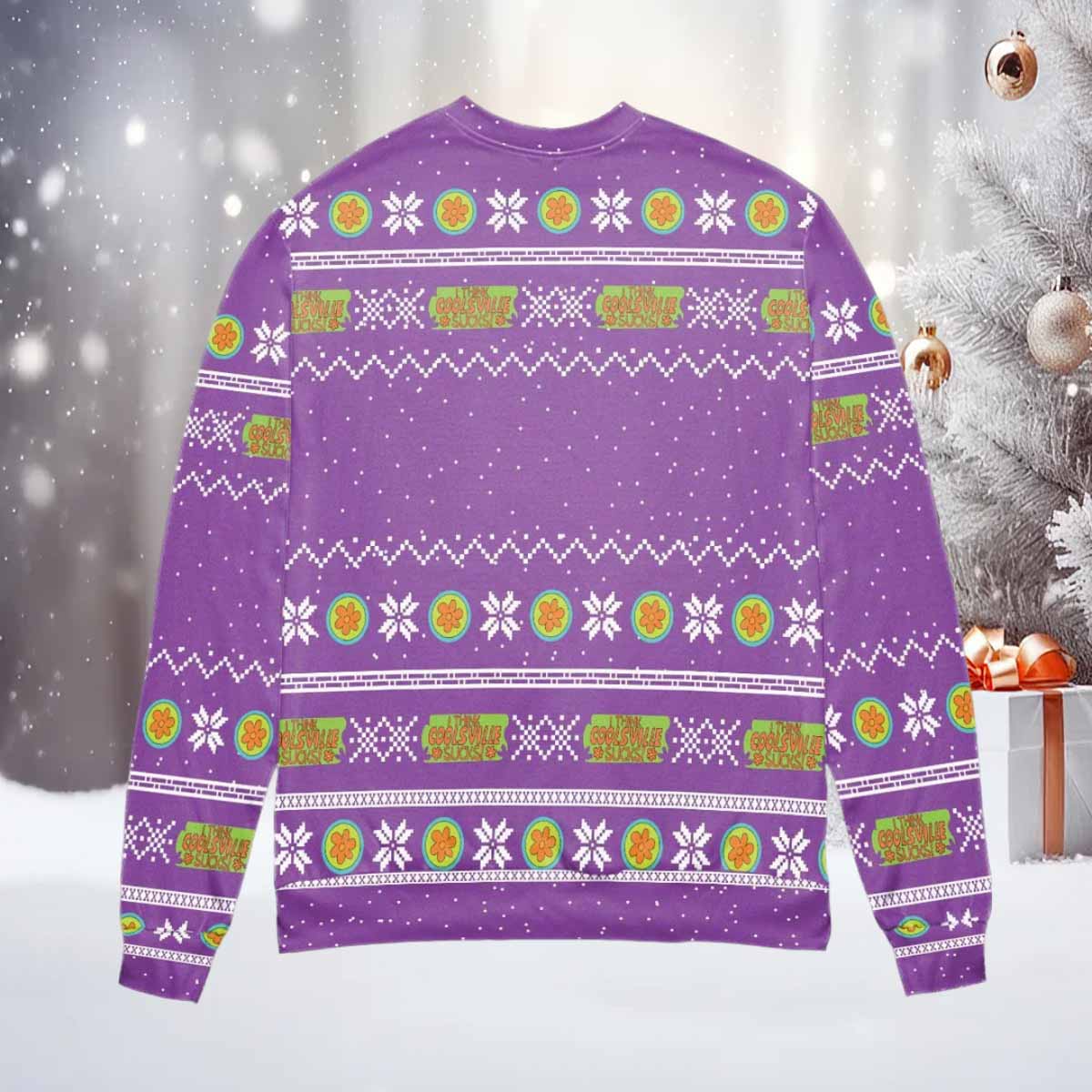 Scooby Doo Life Is Sweet Snowflake Ugly Christmas Sweater Scooby Doo Life Is Sweet Snowflake Ugly Christmas Sweater