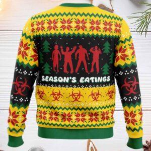 Seasons Eatings Zombie Ugly Christmas Sweater 1 Season’s Eatings Zombie Ugly Christmas Sweater
