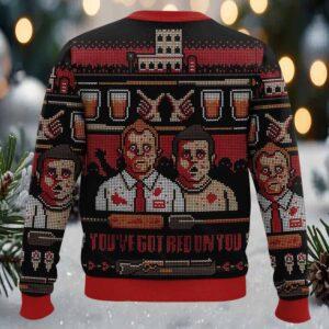 Shaun of the Dead You’ve Got Red On You Christmas Ugly Sweater