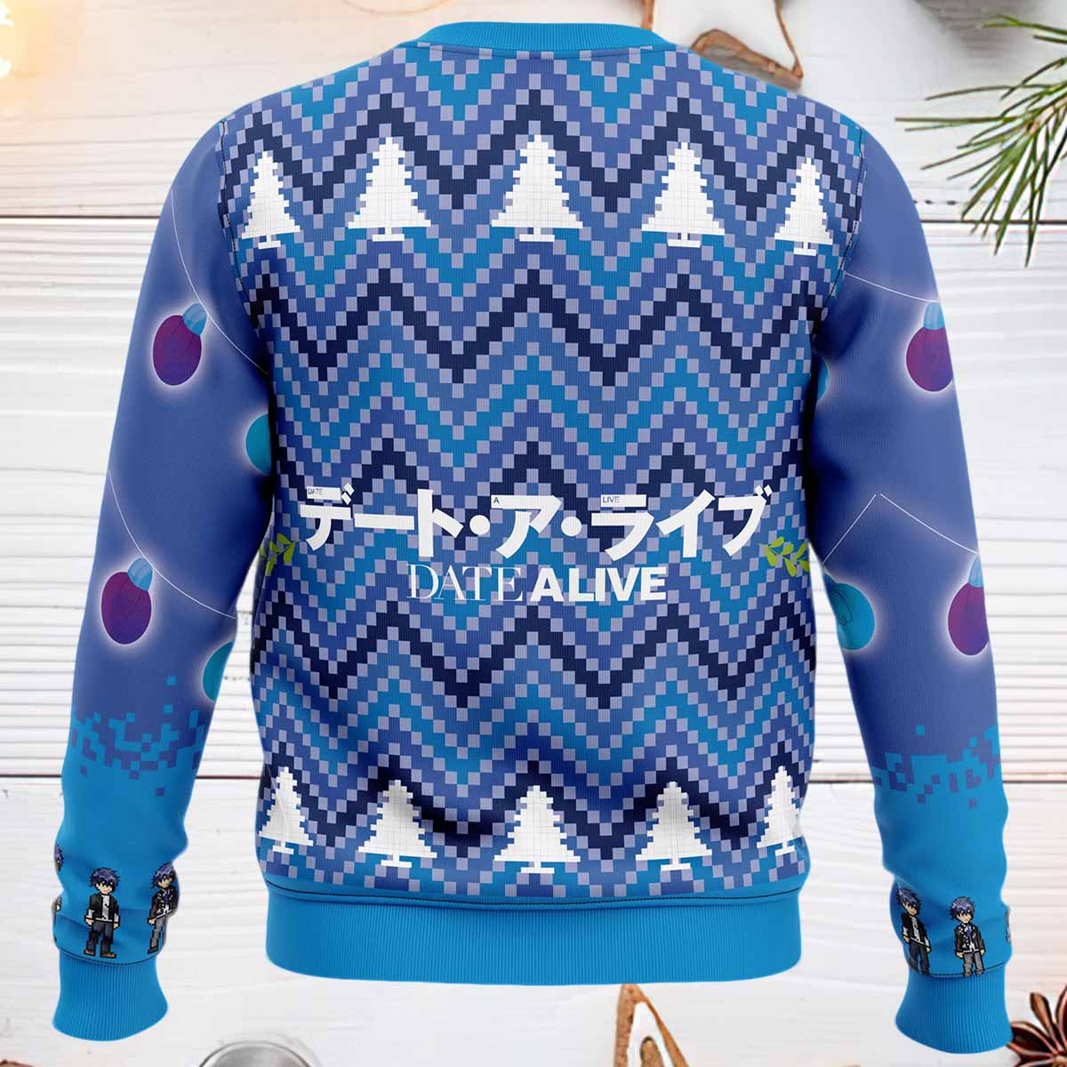 Shido Itsuka Date A Live Ugly Christmas Sweater Shido Itsuka Date A Live Ugly Christmas Sweater