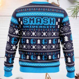 Smash University Super Smash Bros Ugly Christmas Sweater 1 Smash University Super Smash Bros Ugly Christmas Sweater