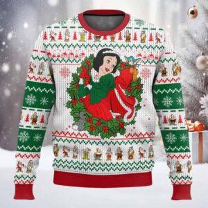Snow White Princess Christmas Ugly Sweater Snow White Princess Christmas Ugly Sweater