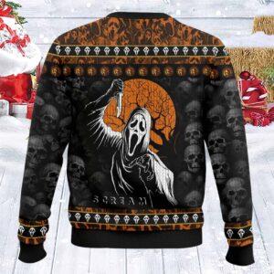 So Call Me May Be Scream Horror Ugly Sweater