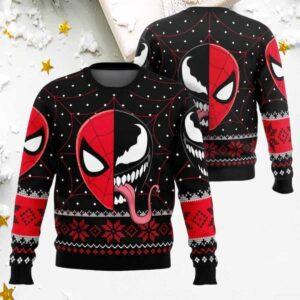 Spiderman Venom Ugly Christmas Sweater Spiderman Venom Ugly Christmas Sweater