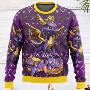 Spyro The Dragon Ugly Christmas Sweater Spyro The Dragon Ugly Christmas Sweater