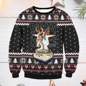 Step Brothers Boats And Hoes Ugly Christmas Sweater Step Brothers Boats And Hoes Ugly Christmas Sweater
