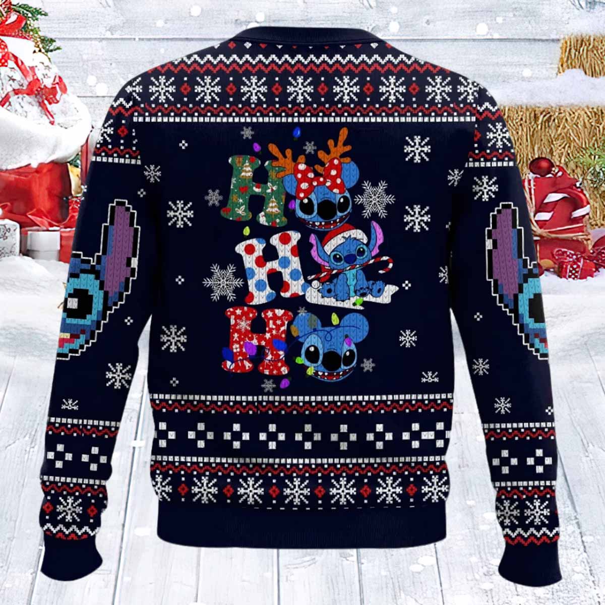 Stitch Merry Stitchmas Ugly Christmas Sweater Stitch Merry Stitchmas Ugly Christmas Sweater