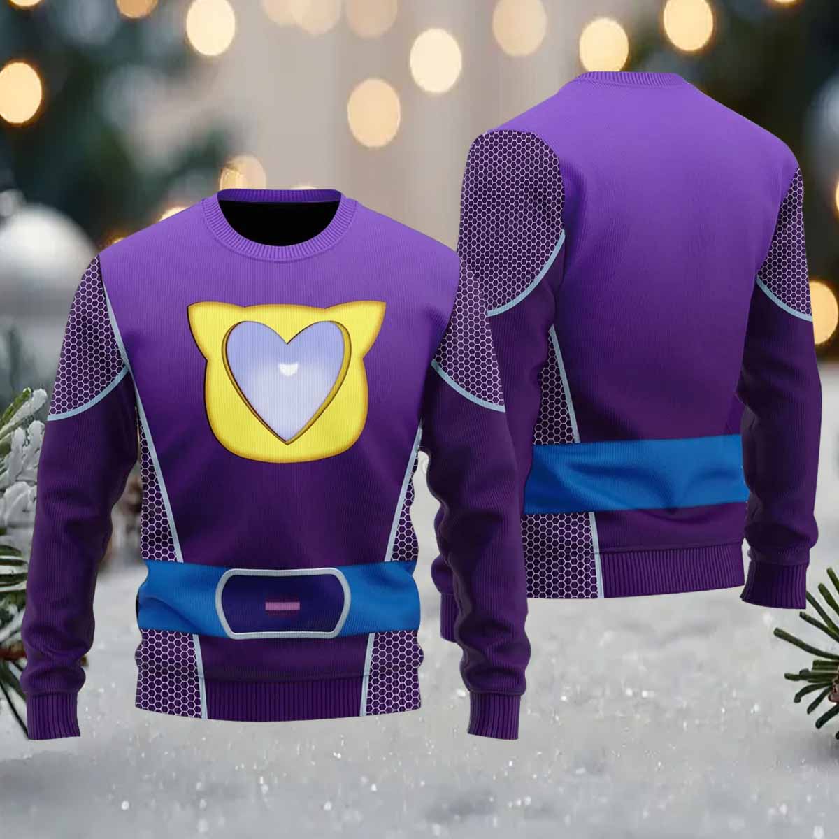 SuperKitties Sparks Ugly Christmas Sweater SuperKitties Sparks Ugly Christmas Sweater