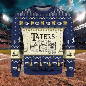 Taters Po Ta Toes Boil Em Mash Em Stick Em In A Stew Ugly Christmas Sweater