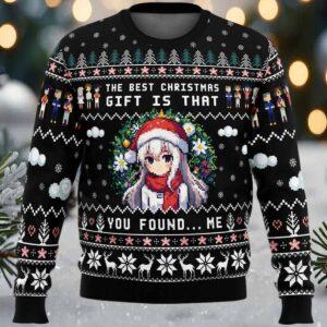 The Best Christmas Gift Anohana Ugly Christmas Sweater The Best Christmas Gift Anohana Ugly Christmas Sweater