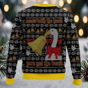 The Goose Gets The Bonk Christmas Ugly Sweater 1 The Goose Gets The Bonk Christmas Ugly Sweater
