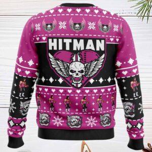 The Hitman Bret Hart Ugly Christmas Sweater 1 The Hitman Bret Hart Ugly Christmas Sweater