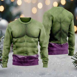 The Incredible Hulk Ugly Christmas Sweater The Incredible Hulk Ugly Christmas Sweater
