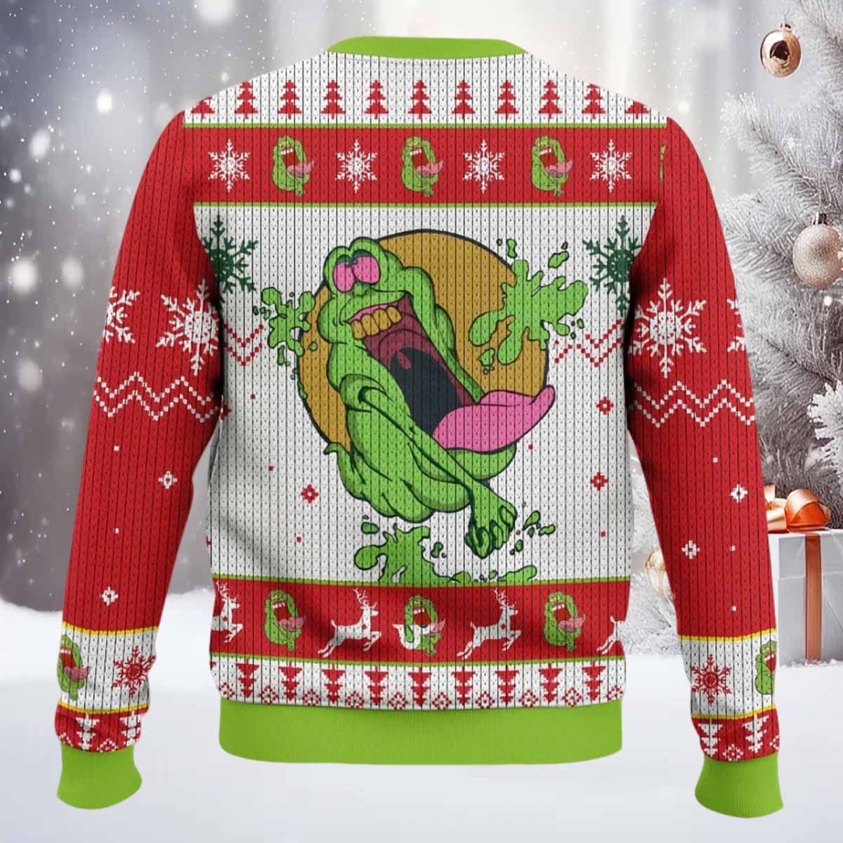The Real Ghostbusters Ugly Sweater The Real Ghostbusters Ugly Sweater