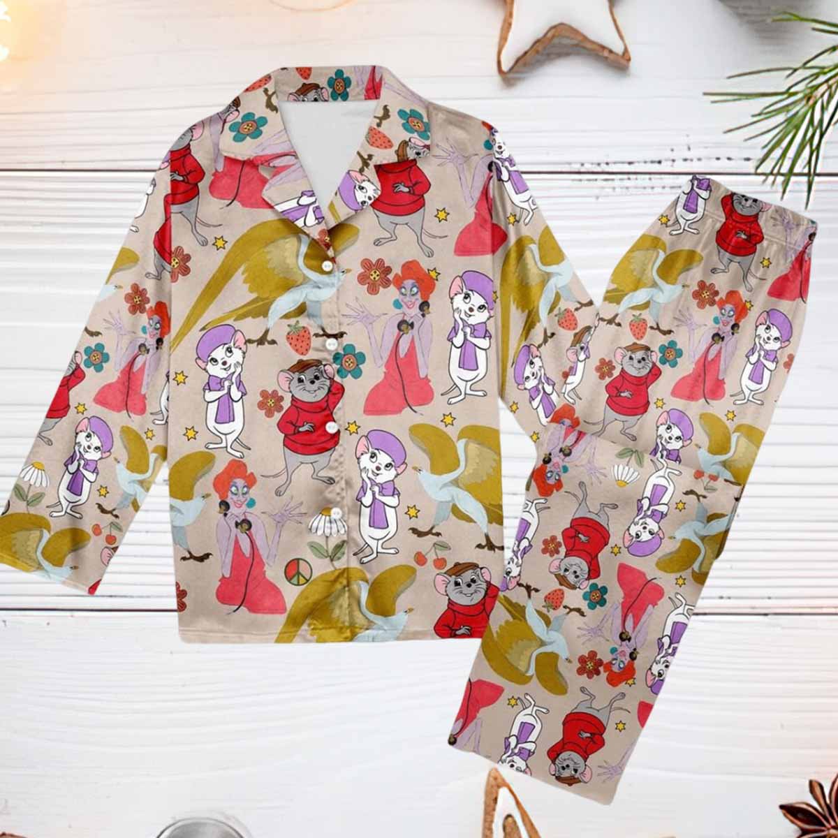 The Rescuers Pajamas Set The Rescuers Pajamas Set