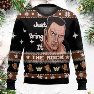 The Rock Just Bring It Ugly Christmas Sweater