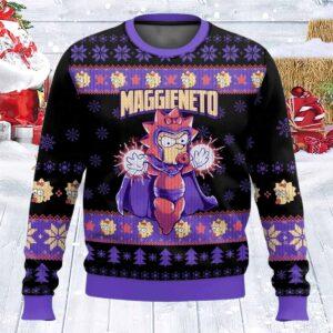 The Simpsons Maggieneto Ugly Christmas Sweater