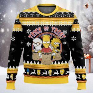 The Simpsons Trick Or Treat Ugly Sweater