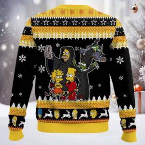 The Simpsons Trick Or Treat Ugly Sweater 1 The Simpsons Trick Or Treat Ugly Sweater