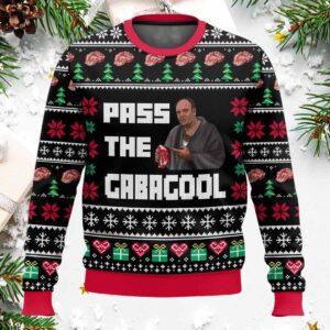 The Sopranos Pass The Gabagool Christmas Ugly Sweater