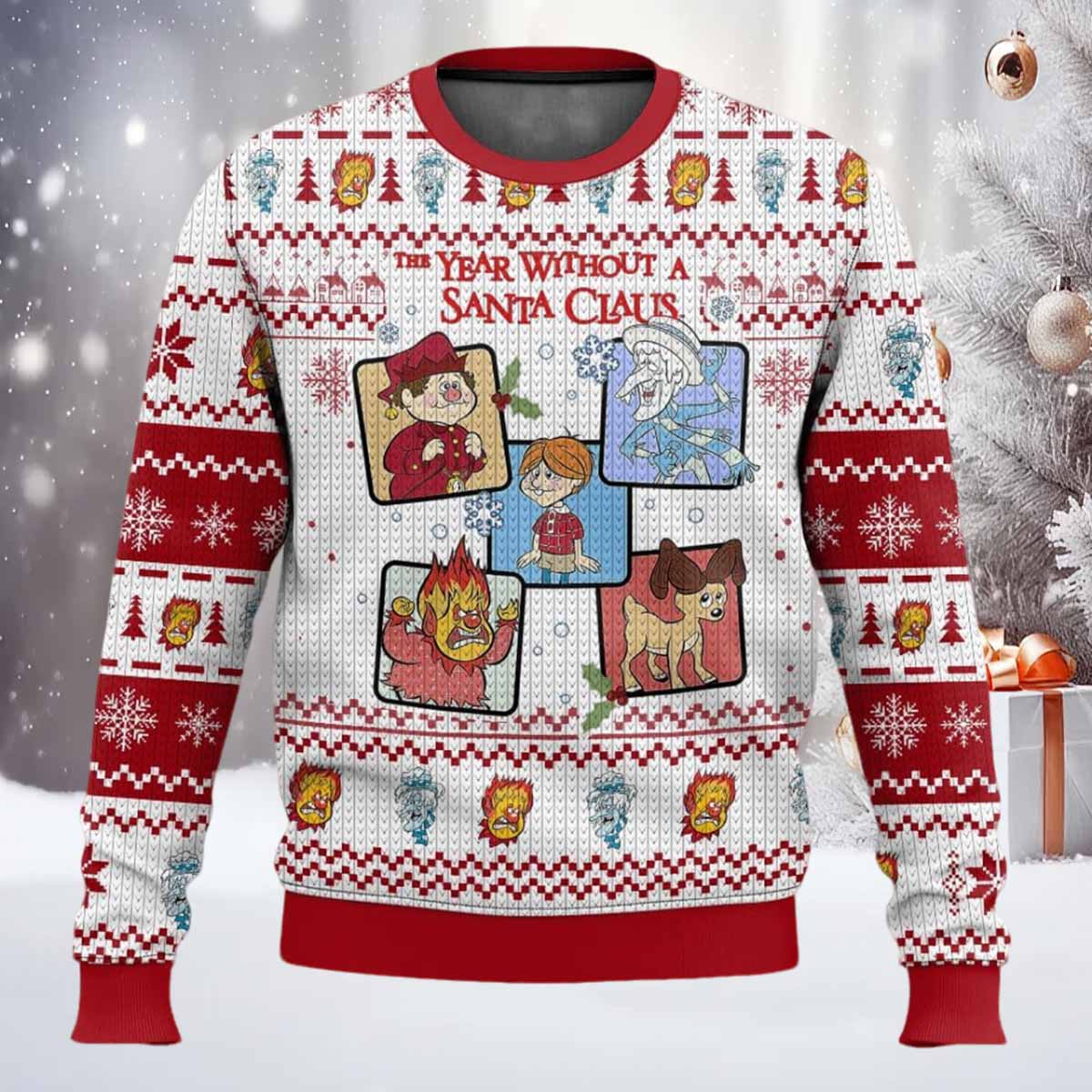 The Year Without Santa Claus Ugly Sweater The Year Without Santa Claus Ugly Sweater