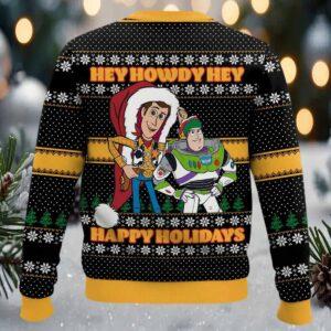 Toy Story Hey Howdy Hey Happy Holidays Ugly Christmas Sweater