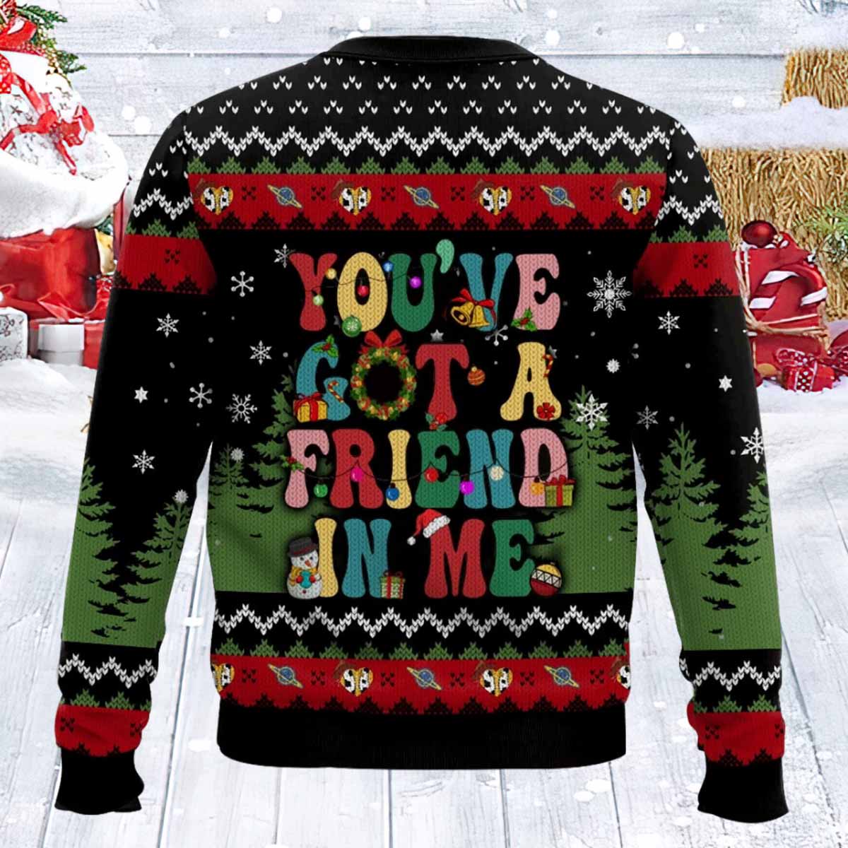 Toy Story You’ve Got A Friend In Me Christmas Sweater Toy Story You’ve Got A Friend In Me Christmas Sweater
