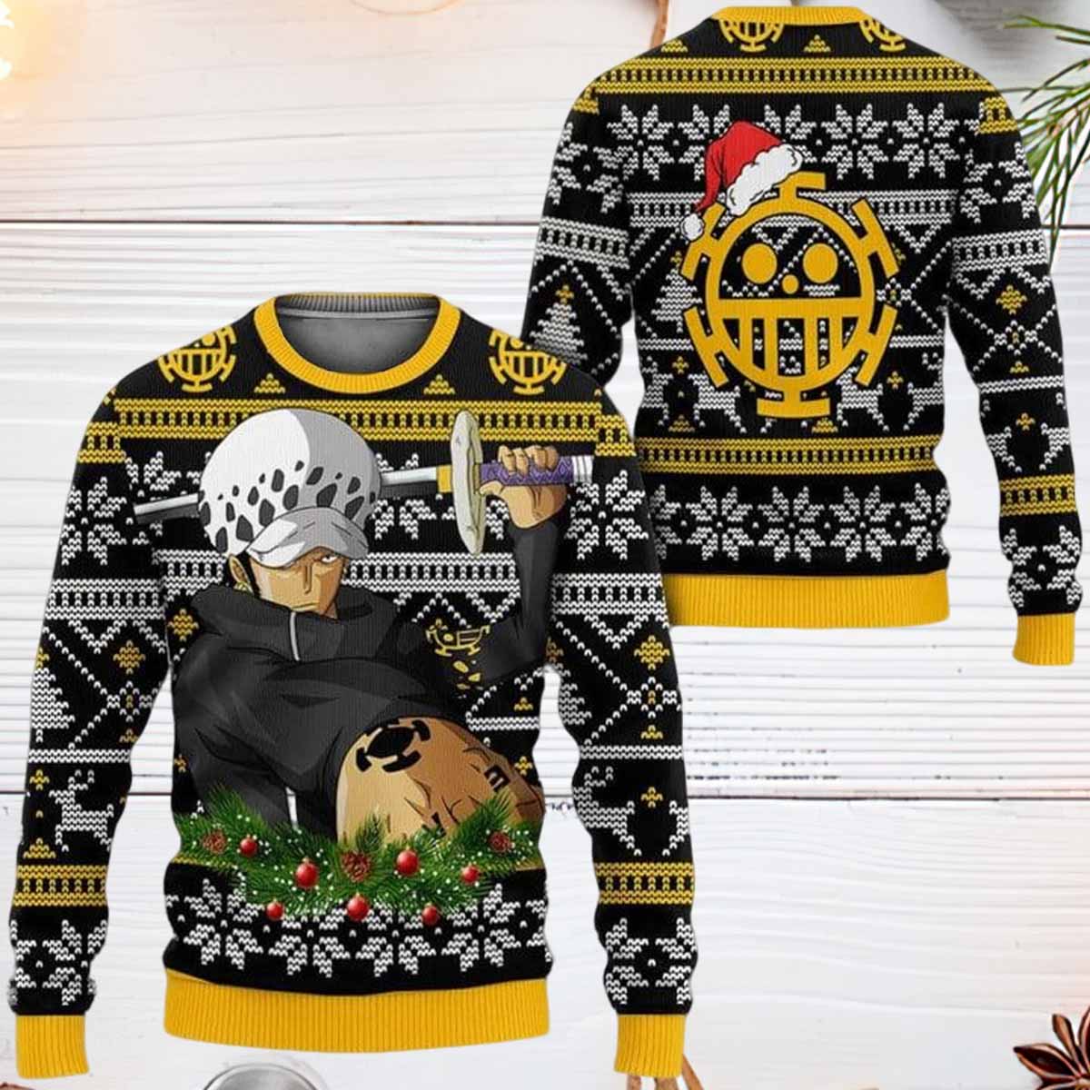 Trafalgar Law Ugly Christmas Sweater Trafalgar Law Ugly Christmas Sweater