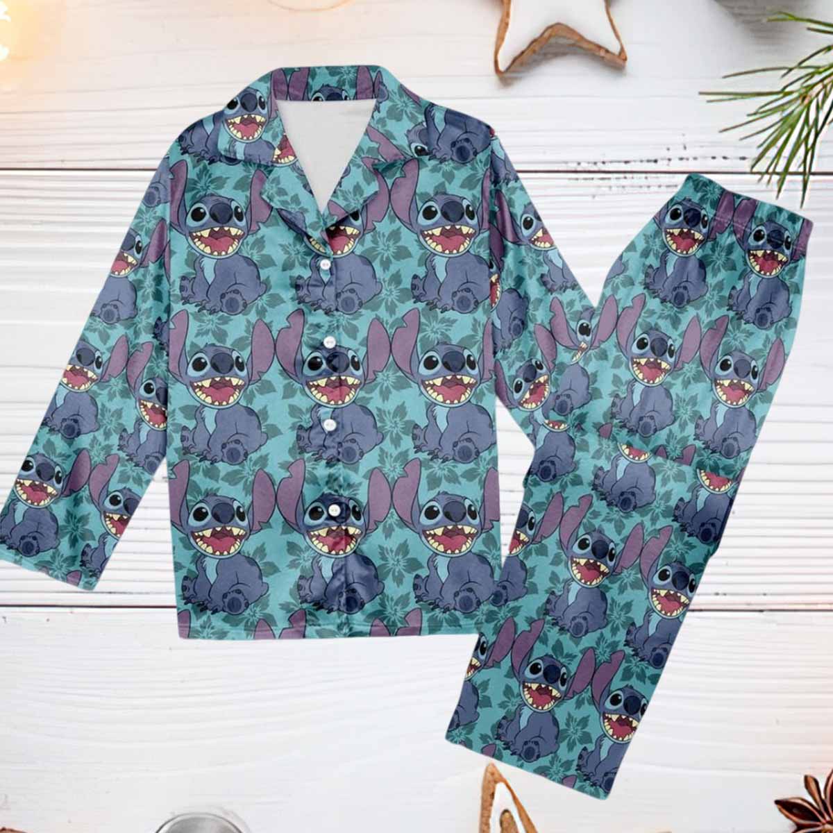 Tropical Stitch Pajamas Set Tropical Stitch Pajamas Set