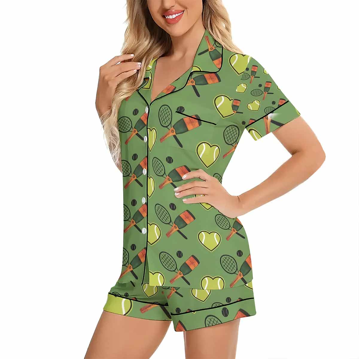 Veuve Clicquot Bottle Tennis Pajama Set Veuve Clicquot Bottle Tennis Pajama Set