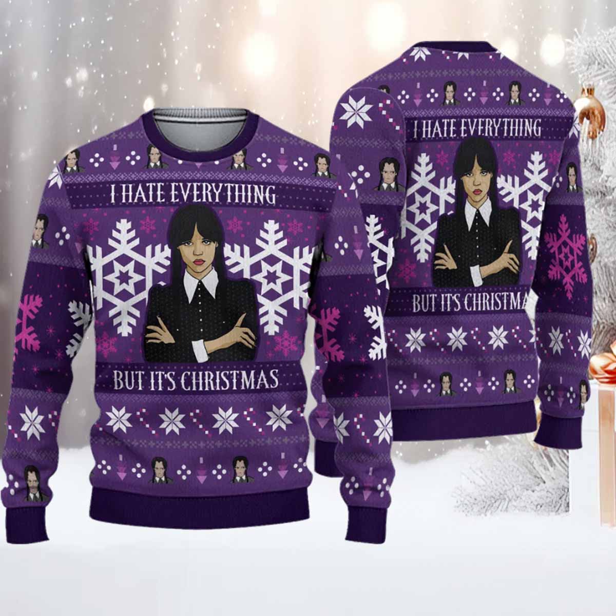 Wednesday I Hate Everything But It's Christmas Ugly Sweater Wednesday I Hate Everything But It's Christmas Ugly Sweater