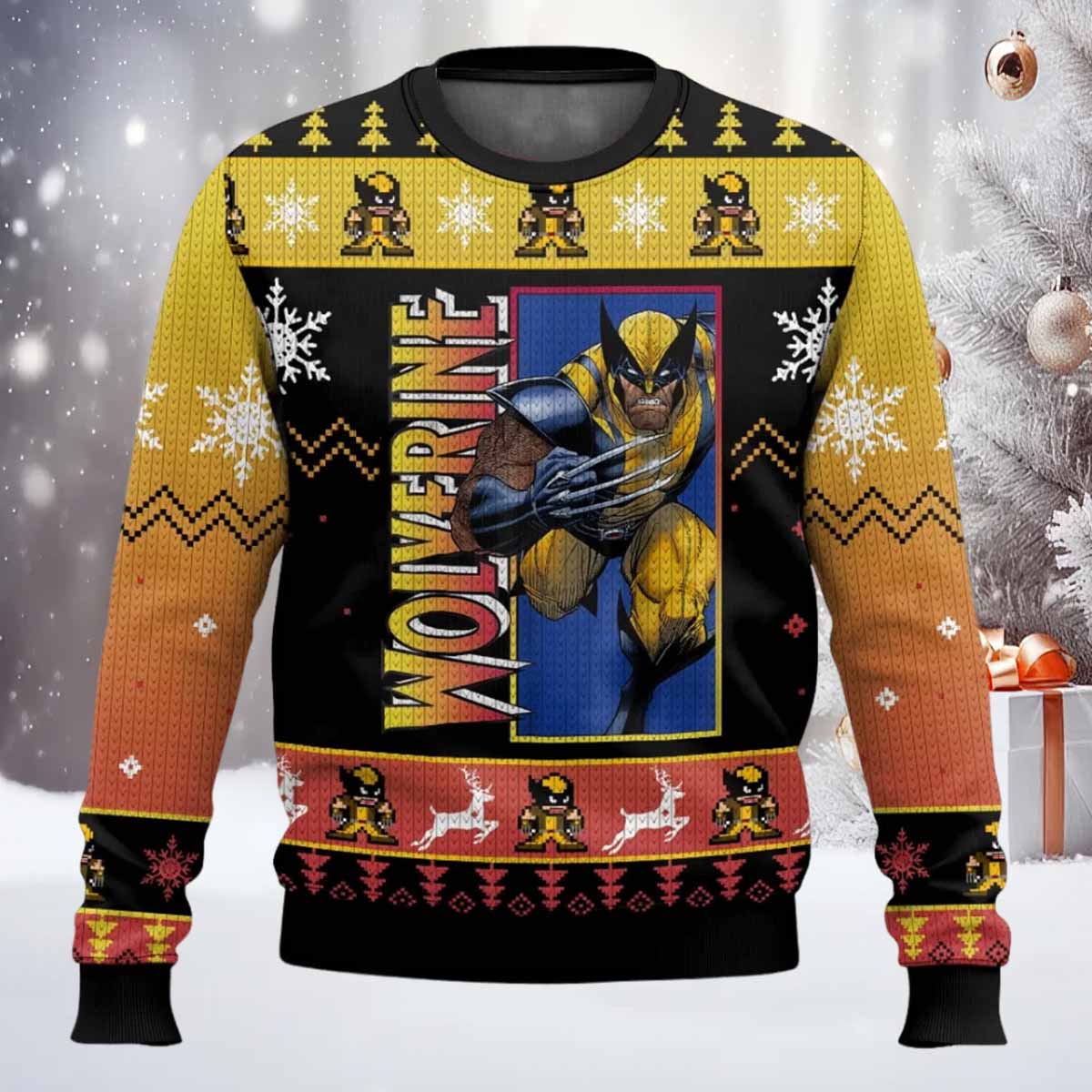 Wolverine Ugly Christmas Sweater Wolverine Ugly Christmas Sweater
