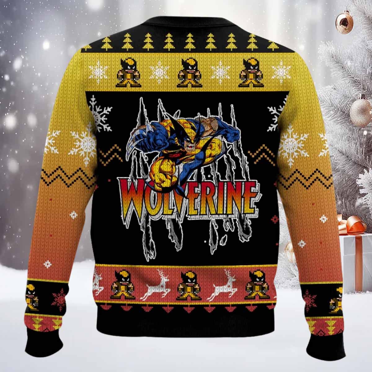 Wolverine Ugly Christmas Sweater Wolverine Ugly Christmas Sweater
