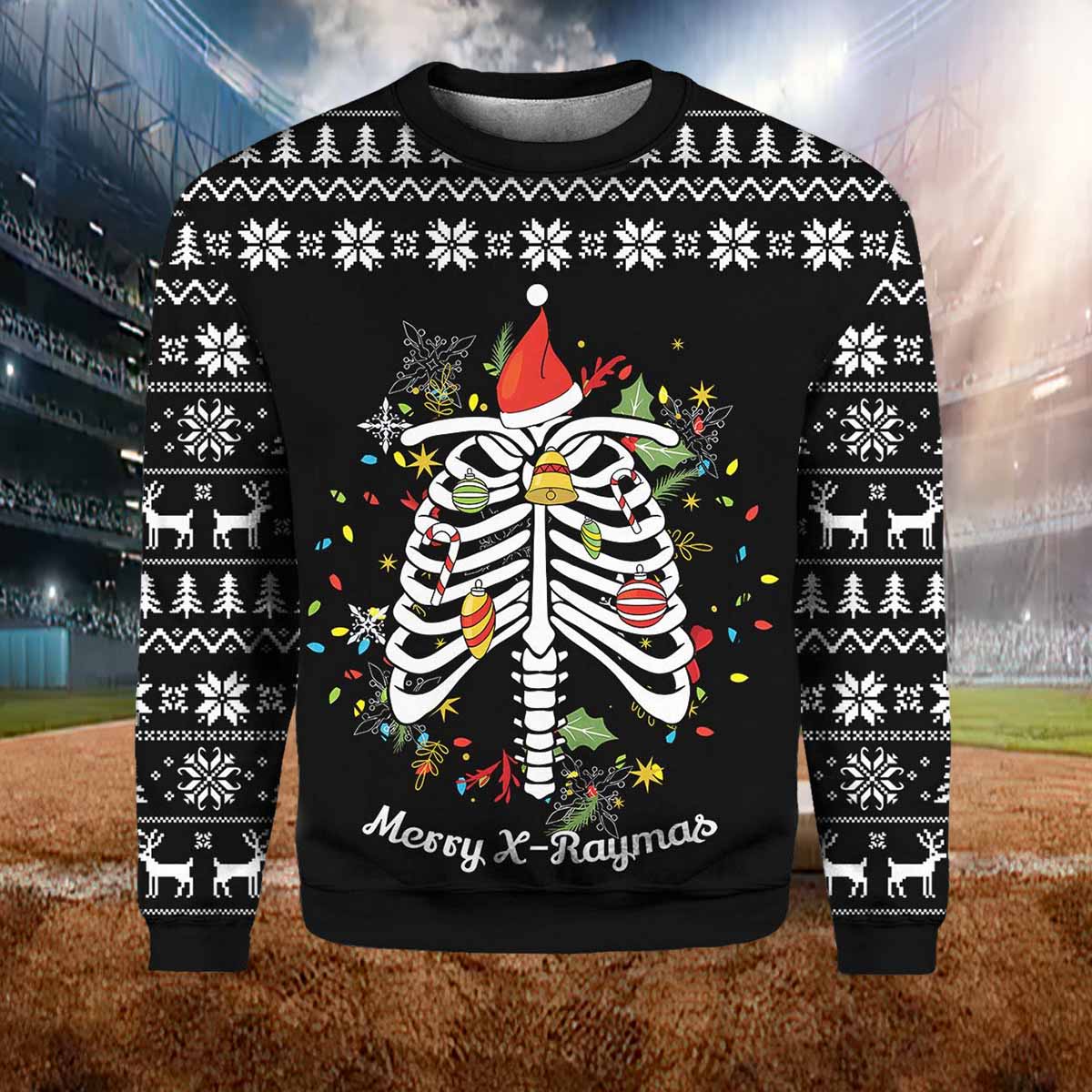 X Ray Merry X Raymas Ugly Christmas Sweater X Ray Merry X Raymas Ugly Christmas Sweater