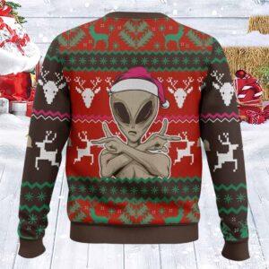 You Are Not Alone This Christmas Alien Ugly Sweater 1 You Are Not Alone This Christmas Alien Ugly Sweater