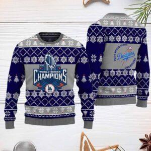 2024 LA Dodgers World Series Champions Ugly Sweater 2024 LA Dodgers World Series Champions Ugly Sweater