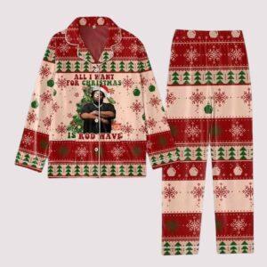All I Want For Christmas Is Rod Wave Pajama Set All I Want For Christmas Is Rod Wave Pajama Set